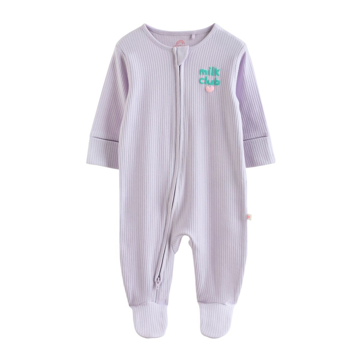 Dors-bien à zip double sens bébé, lot de 3 corail/violet, NEXT