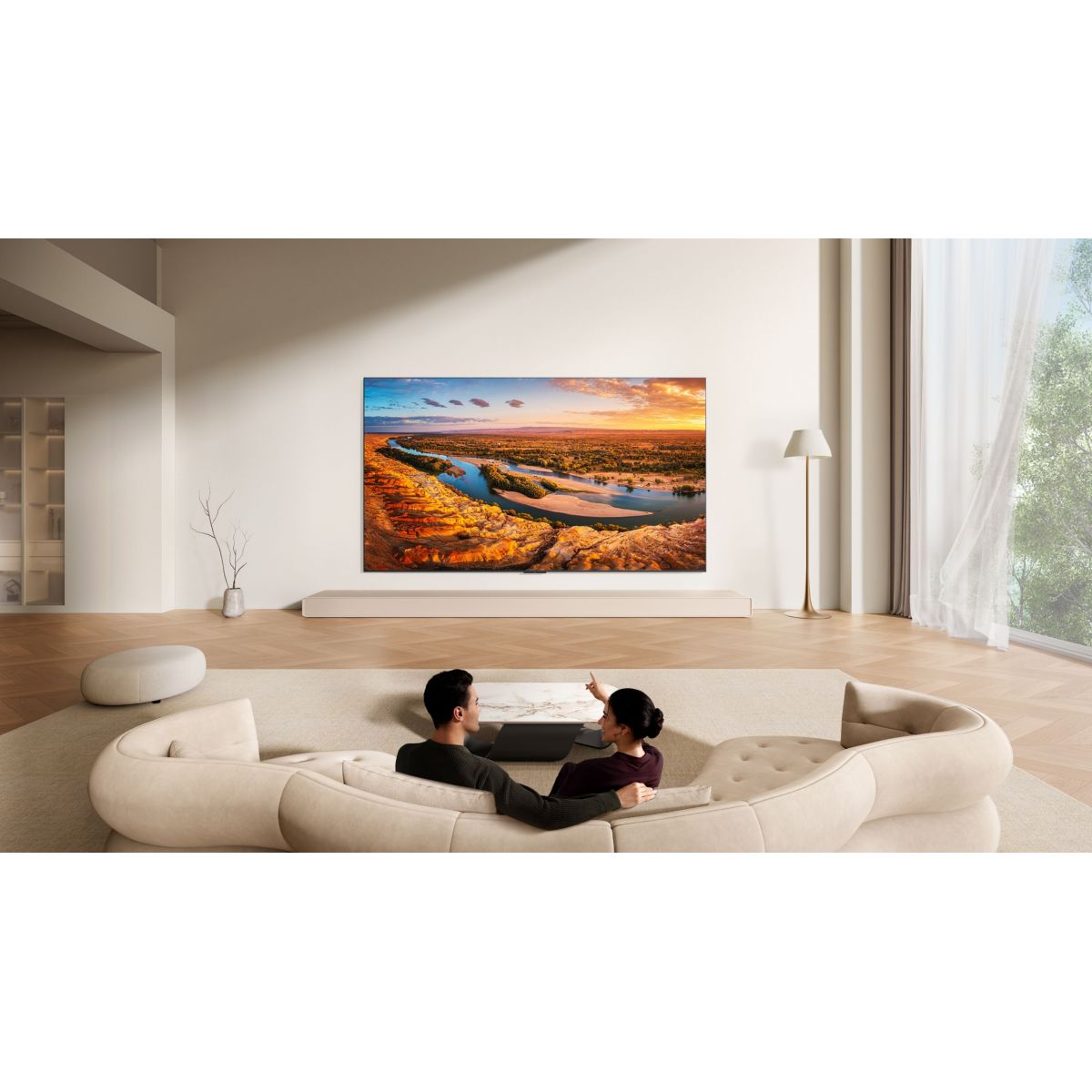 TV RGB 85RM9L (2026) 85" (216 cm) 4K - 144 Hz, Google TV, système sonore Bang & Olufsen couleur unique, TCL