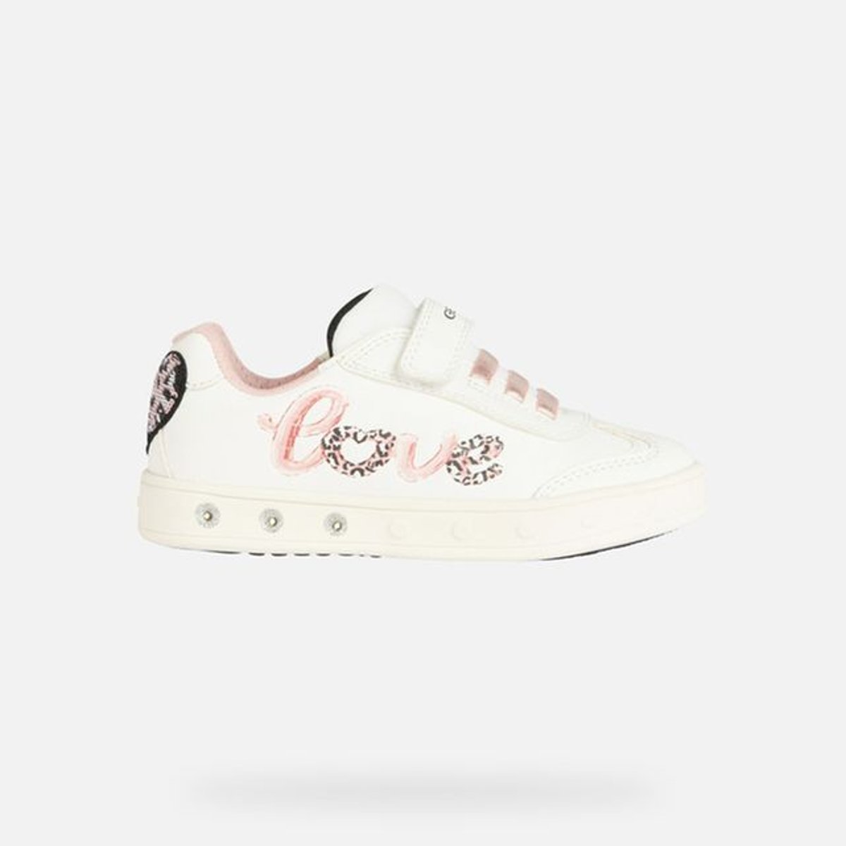 Baskets  J SKYLIN blanc/rose clair, GEOX