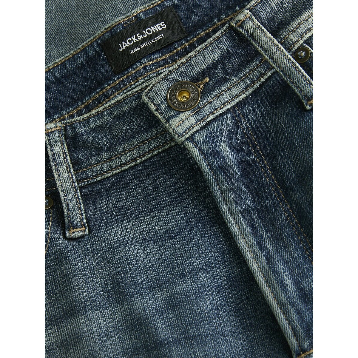 Clark Straight Jeans denim blue , JACK & JONES