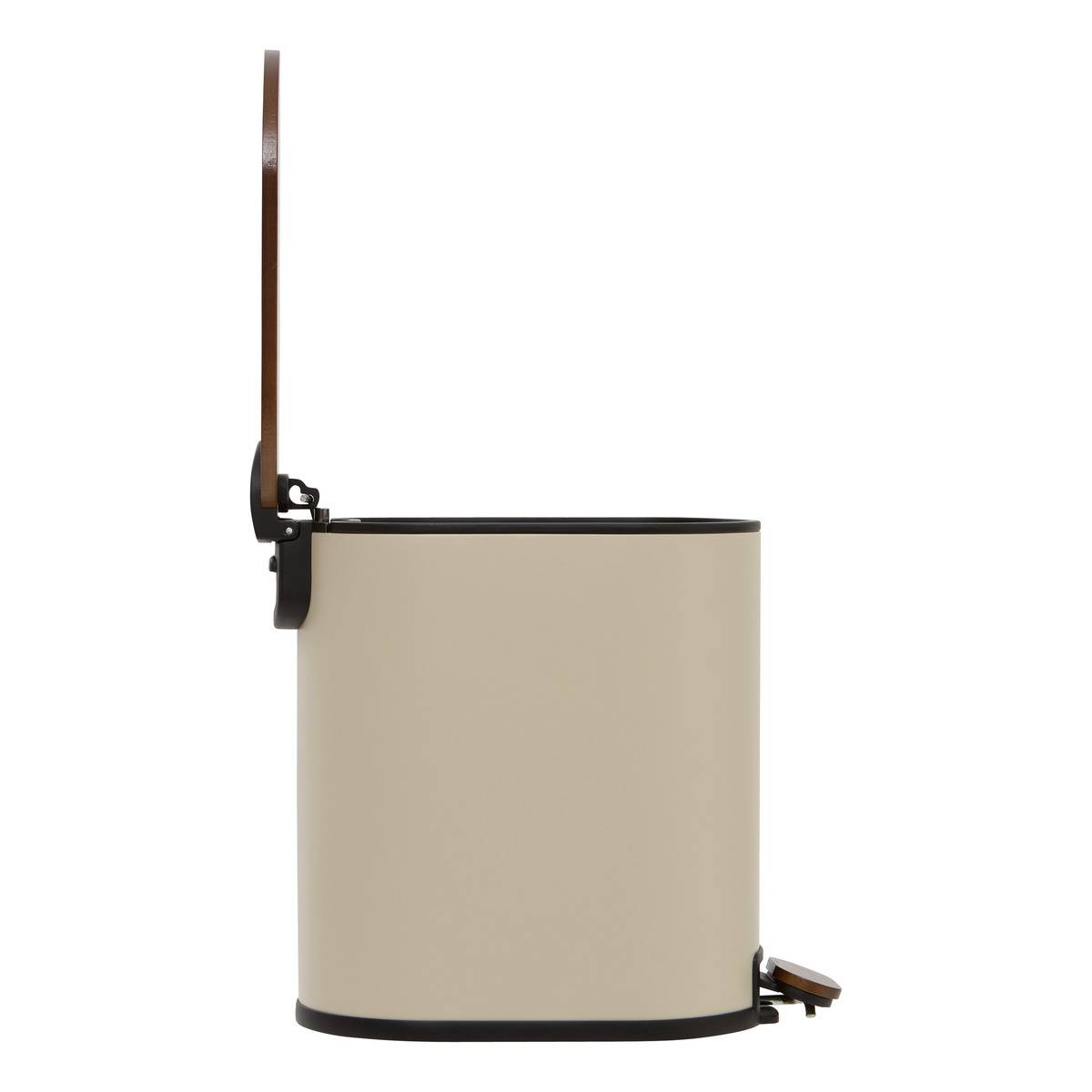 Poubelle ovale ARGILEO beige, 5FIVE SIMPLY SMART
