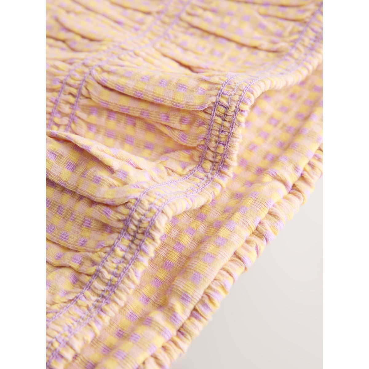Haut bandeau froncé jaune citron, NEXT