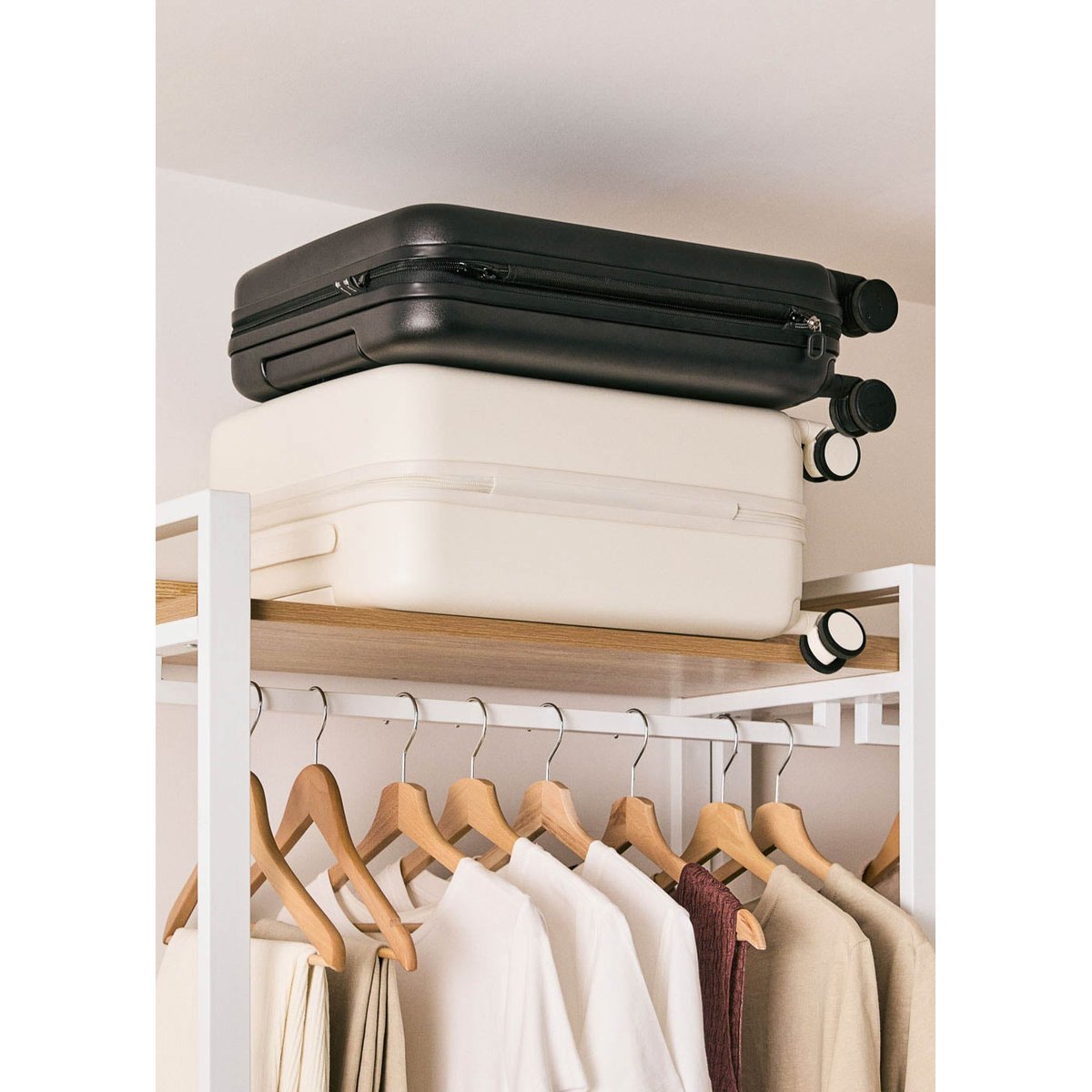 Valise cabine rigide LUGGAGE STUDIO FOLDABLE noir, CREATE