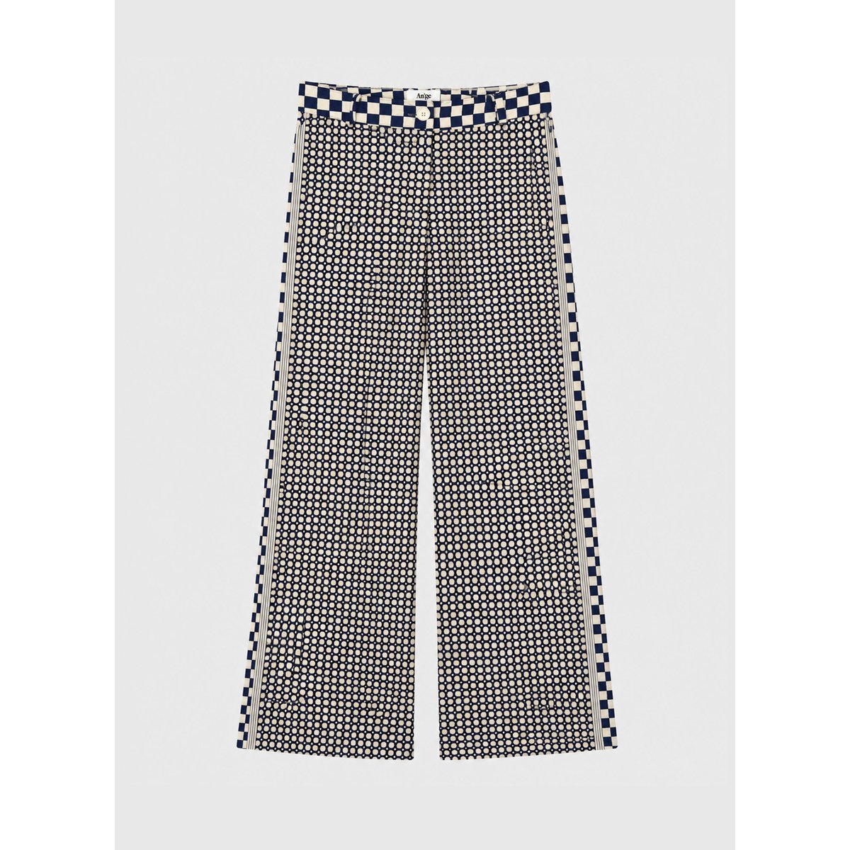 Pantalon ROMYLANE graphilo ecru, AN'GE