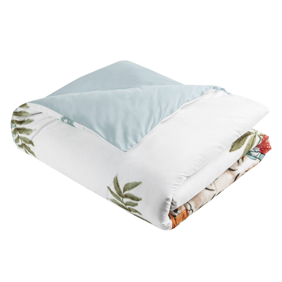 Housse de couette Durga - Percale de coton blanc, TRADITION DES VOSGES
