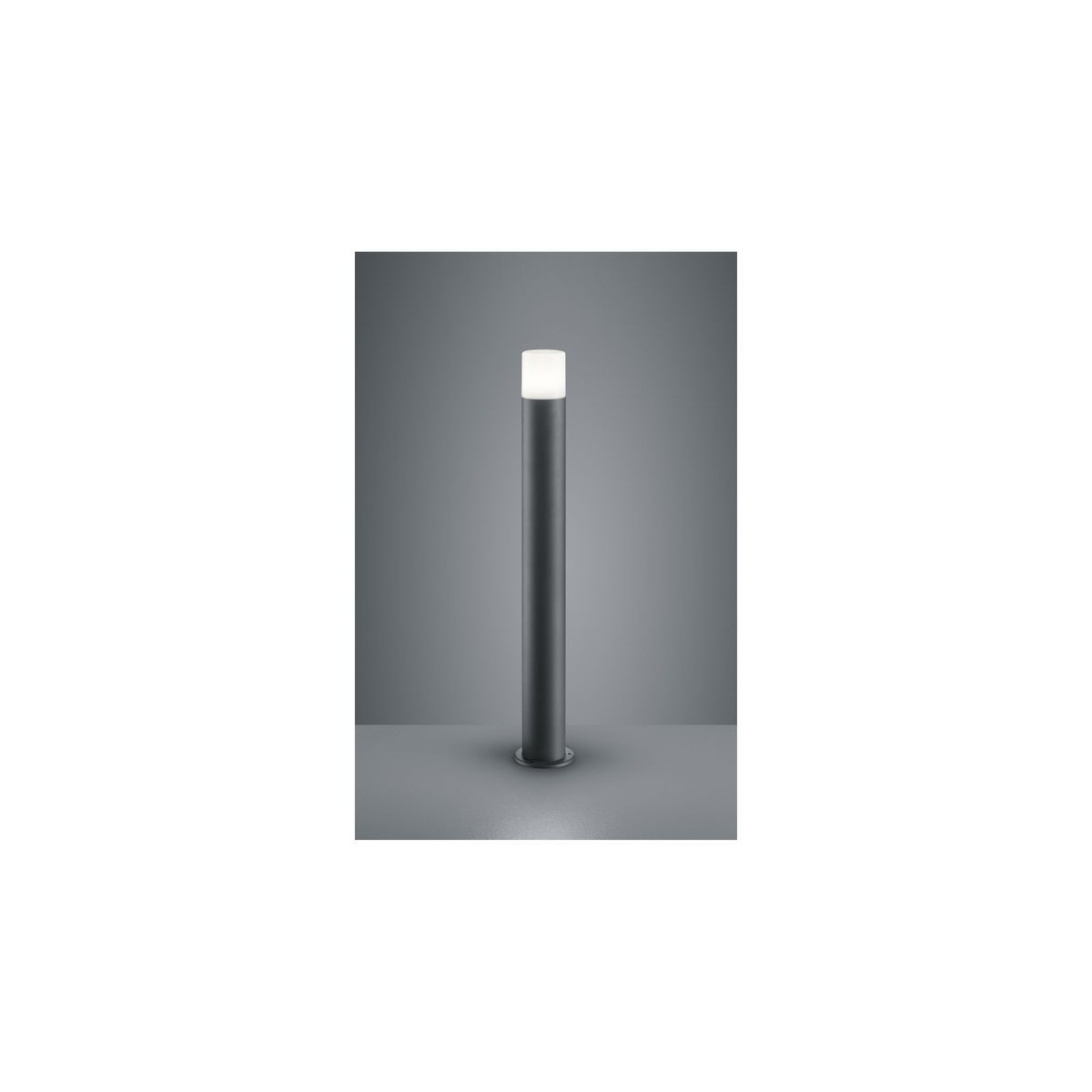 Borne et potelet de jardin en métal, HOOSIC anthracite, TRIO