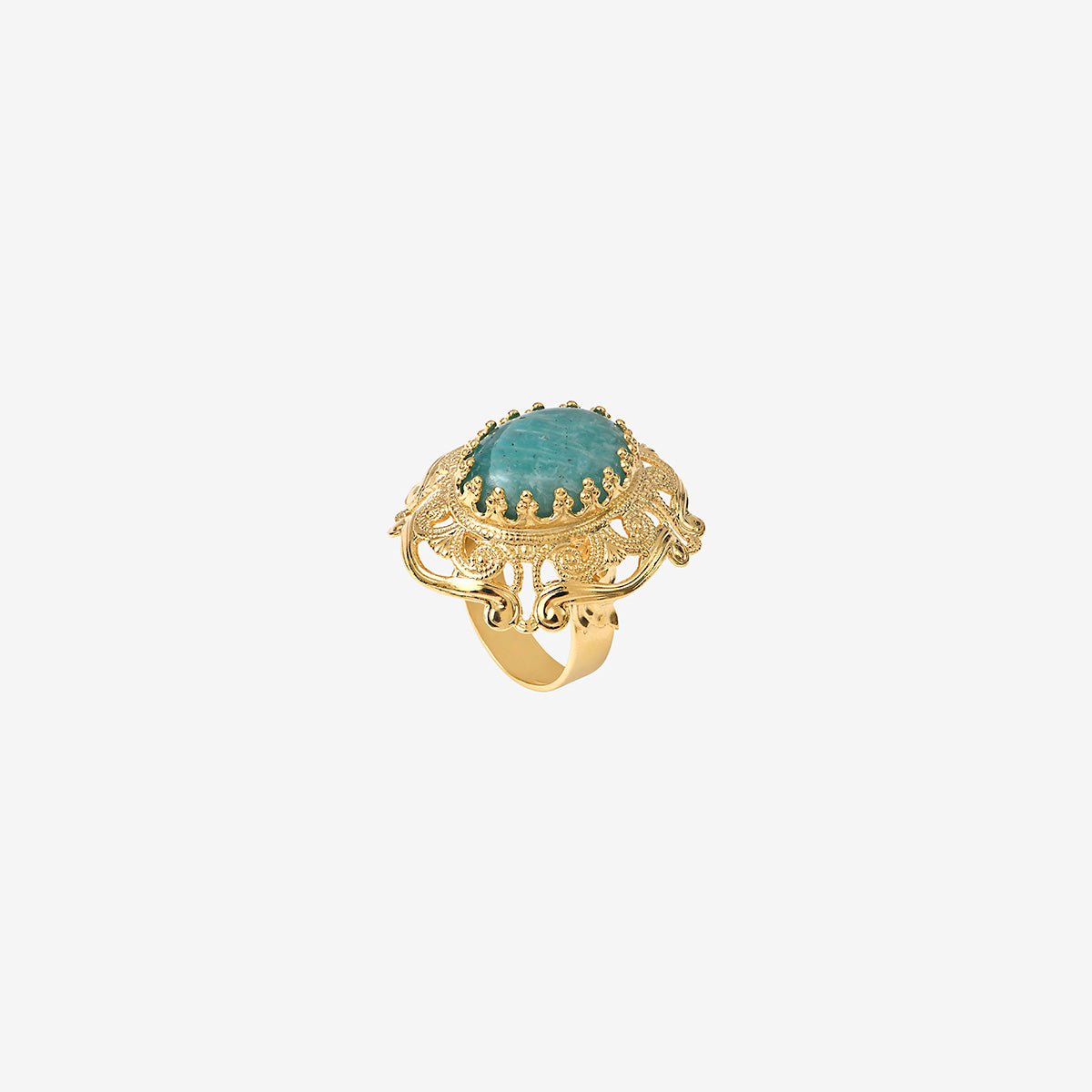 Bague gm dubarry amazonite bleu, CAROLINE NAJMAN