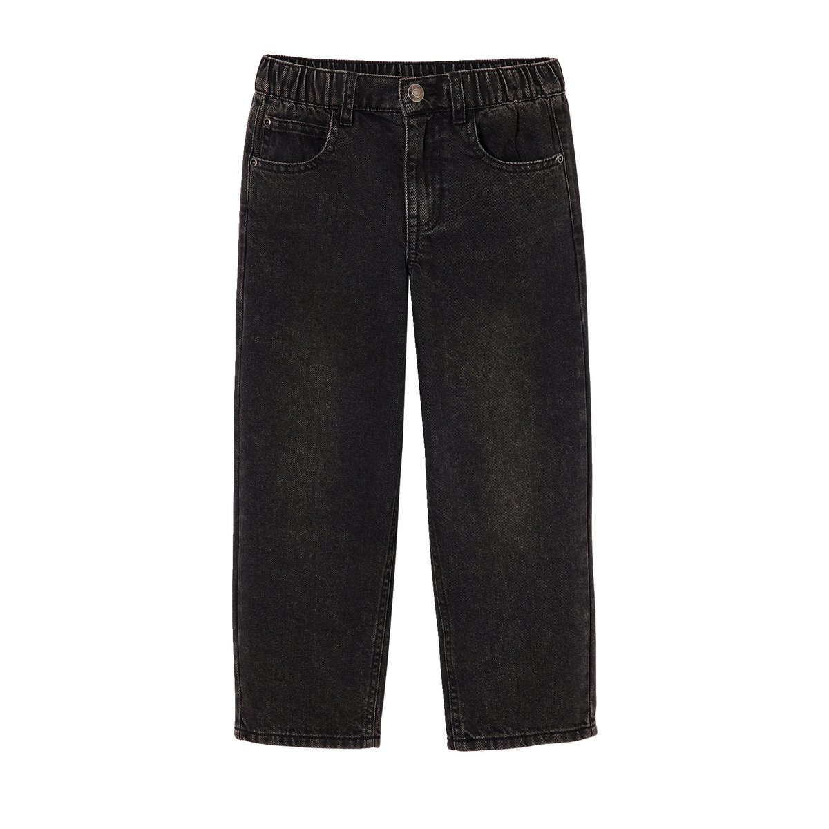 Jean loose morphologie medium noir, VERTBAUDET