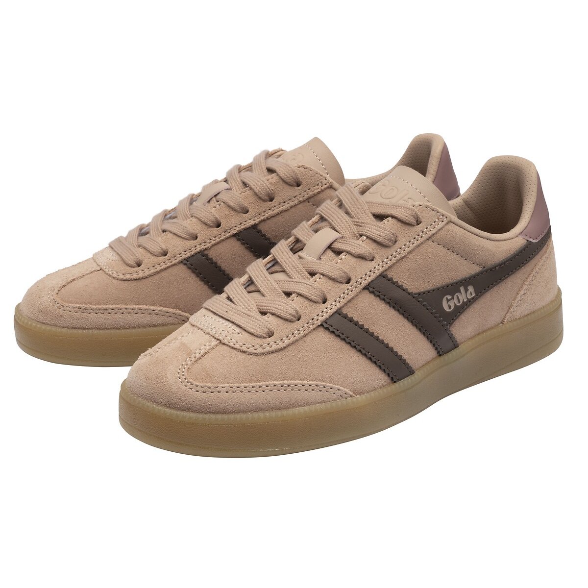 Baskets en cuir, VIPER marron beige, GOLA