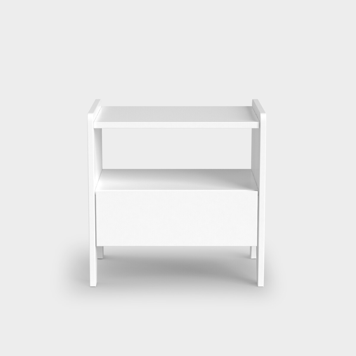 Comodino stile retrò vintage, Adil bianco, LA REDOUTE INTERIEURS