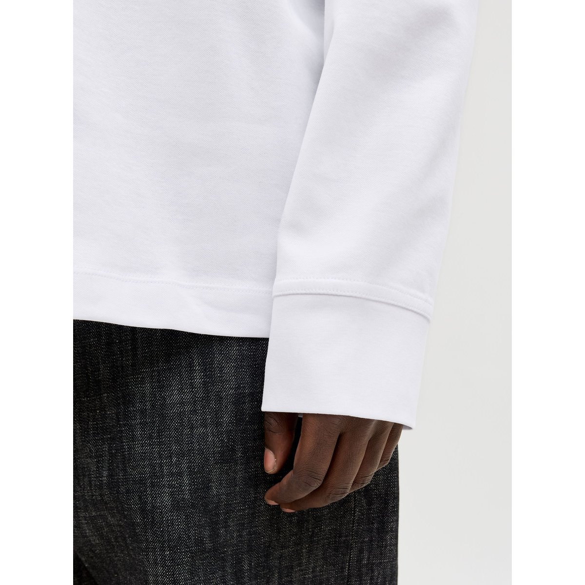 T-Shirt À Manches Longues white, JACK & JONES