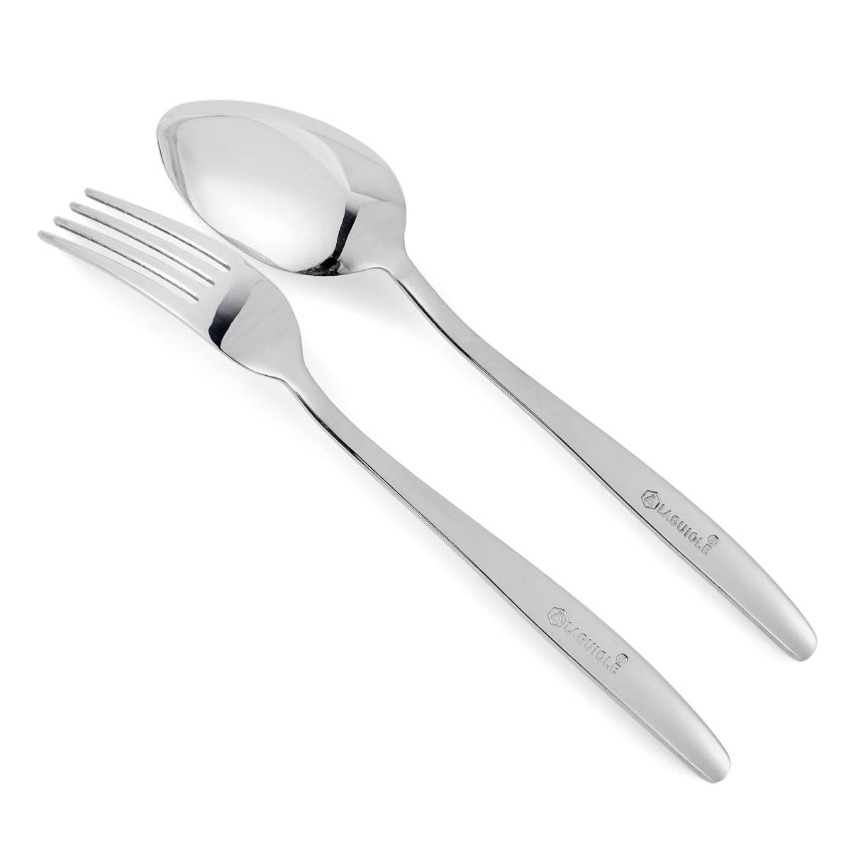 Ménagère 24 pièces - "Cléa inox" argent, LAGUIOLE CUISSON