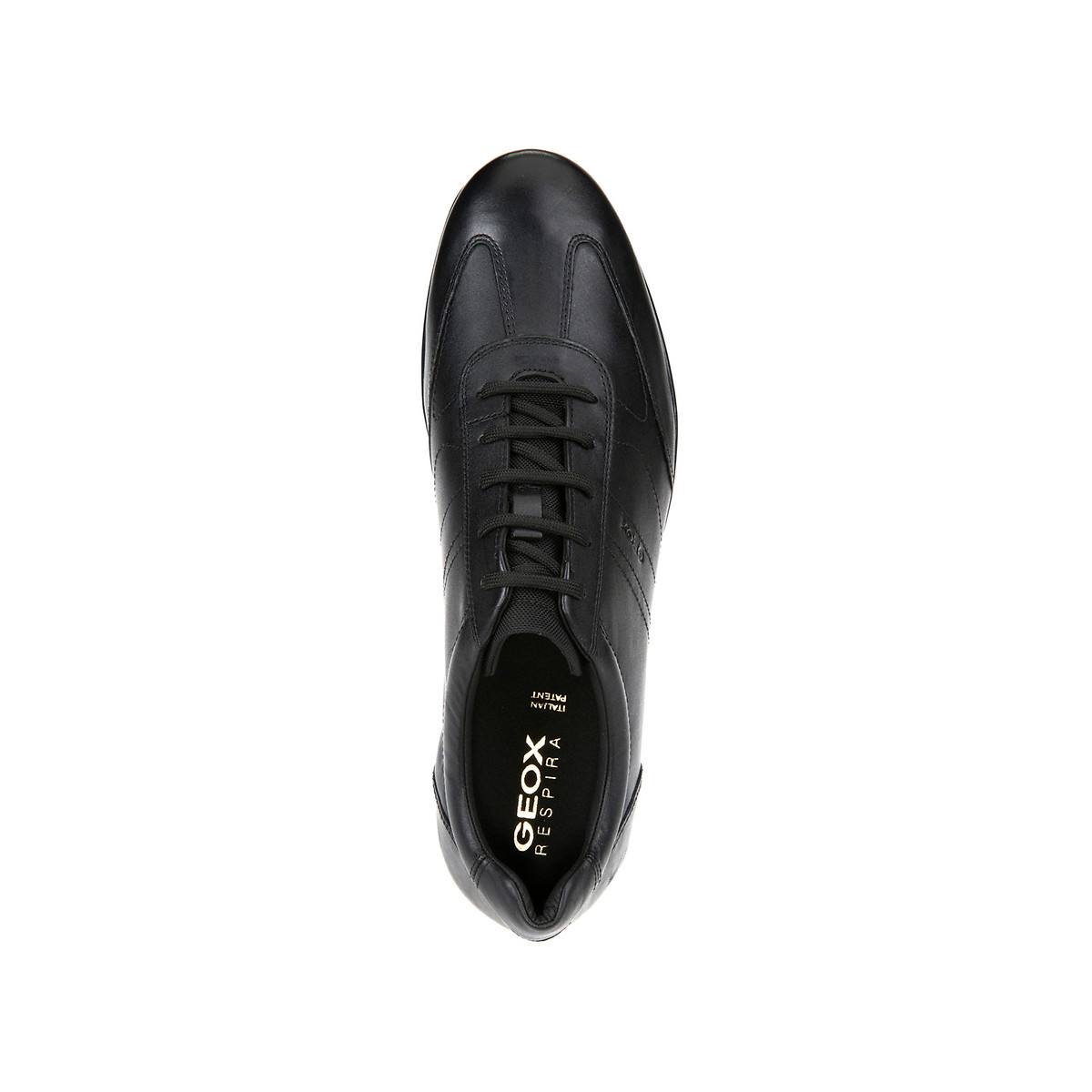 Sapatilhas em pele, Symbol preto , GEOX