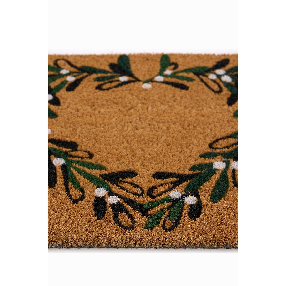 Christmas Mistletoe Heart Coir Doormat multi-coloured, MY MAT