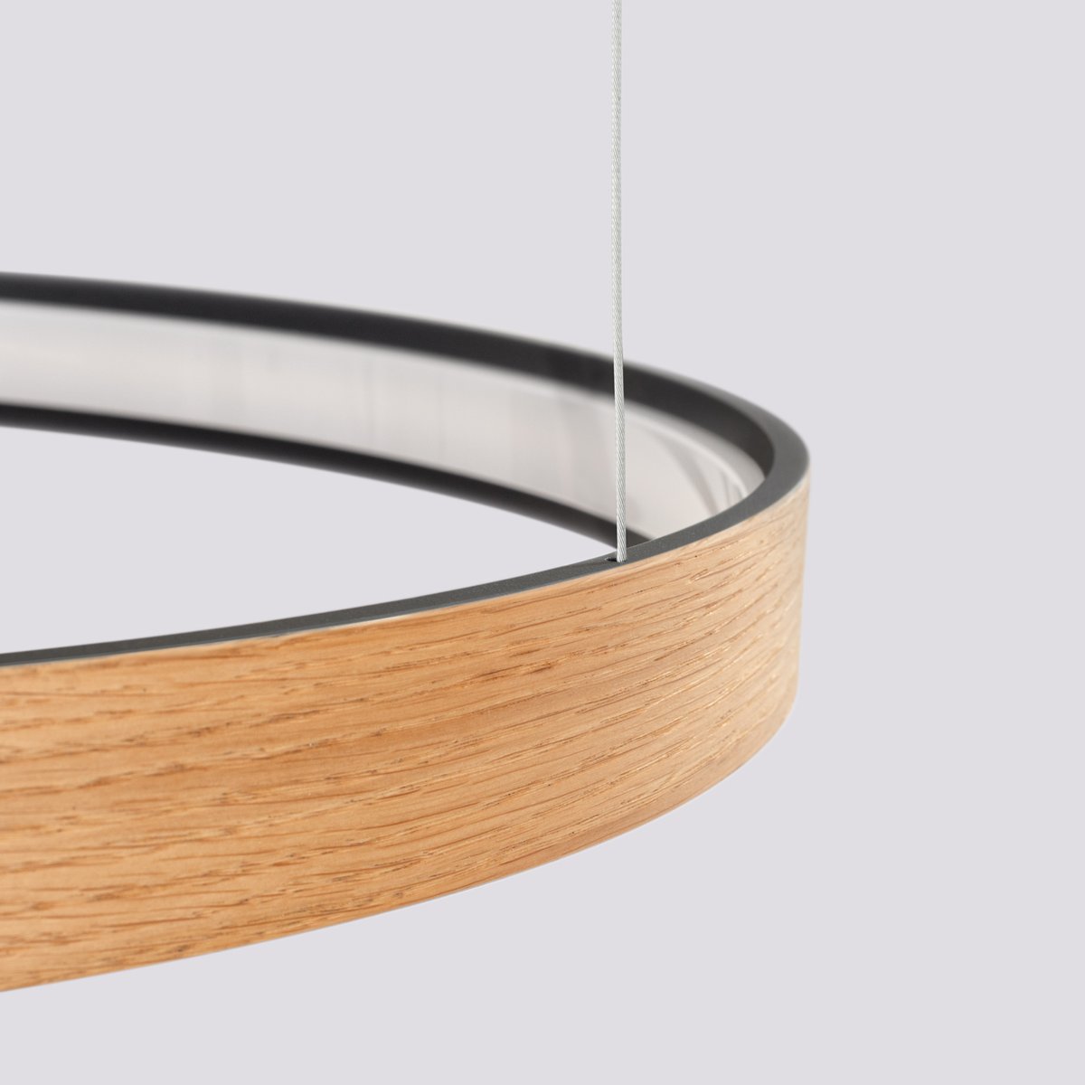 Lustre Aluminium Naturel LED 1 Rio_Eik naturel, EDEN