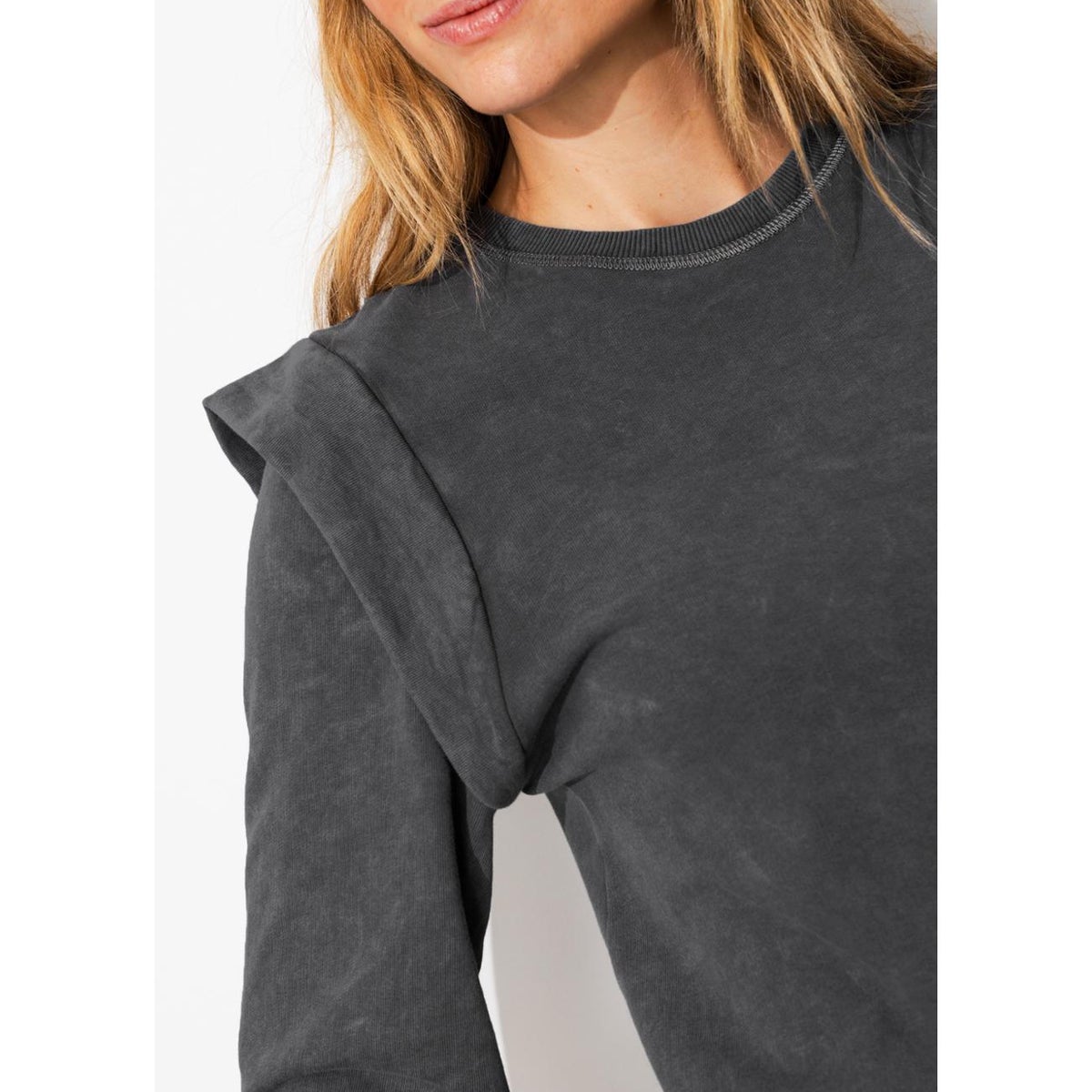 Robe sweat-shirt gris, PROMOD