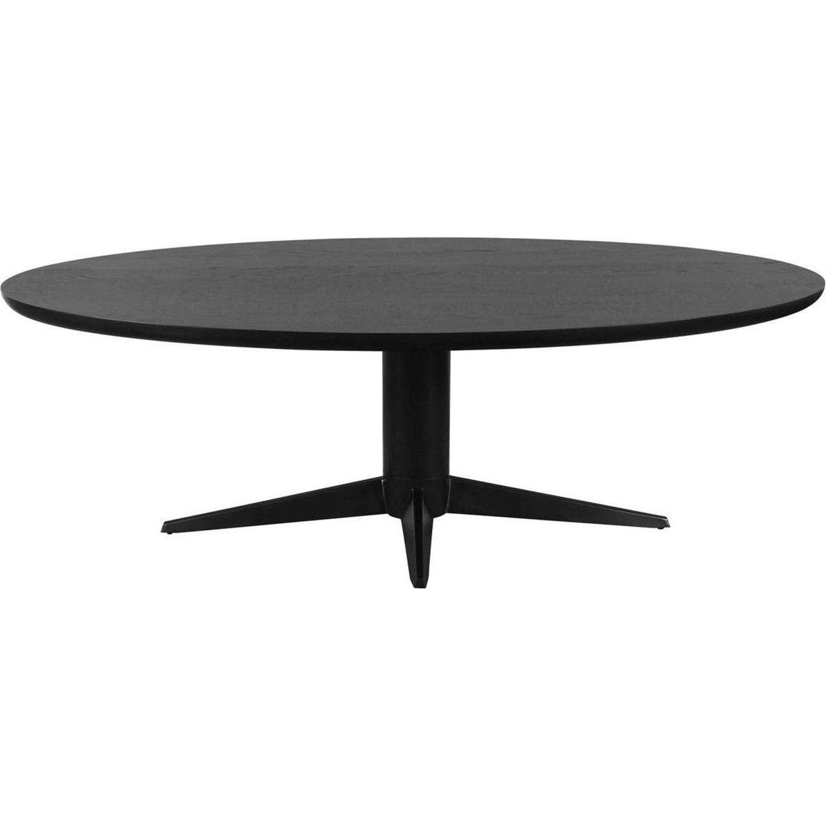 Table à manger ovale en bois noir, RECOLLECTION