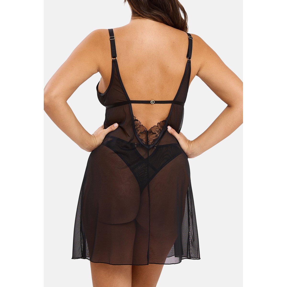 Babydoll DEVA noir, SANS COMPLEXE