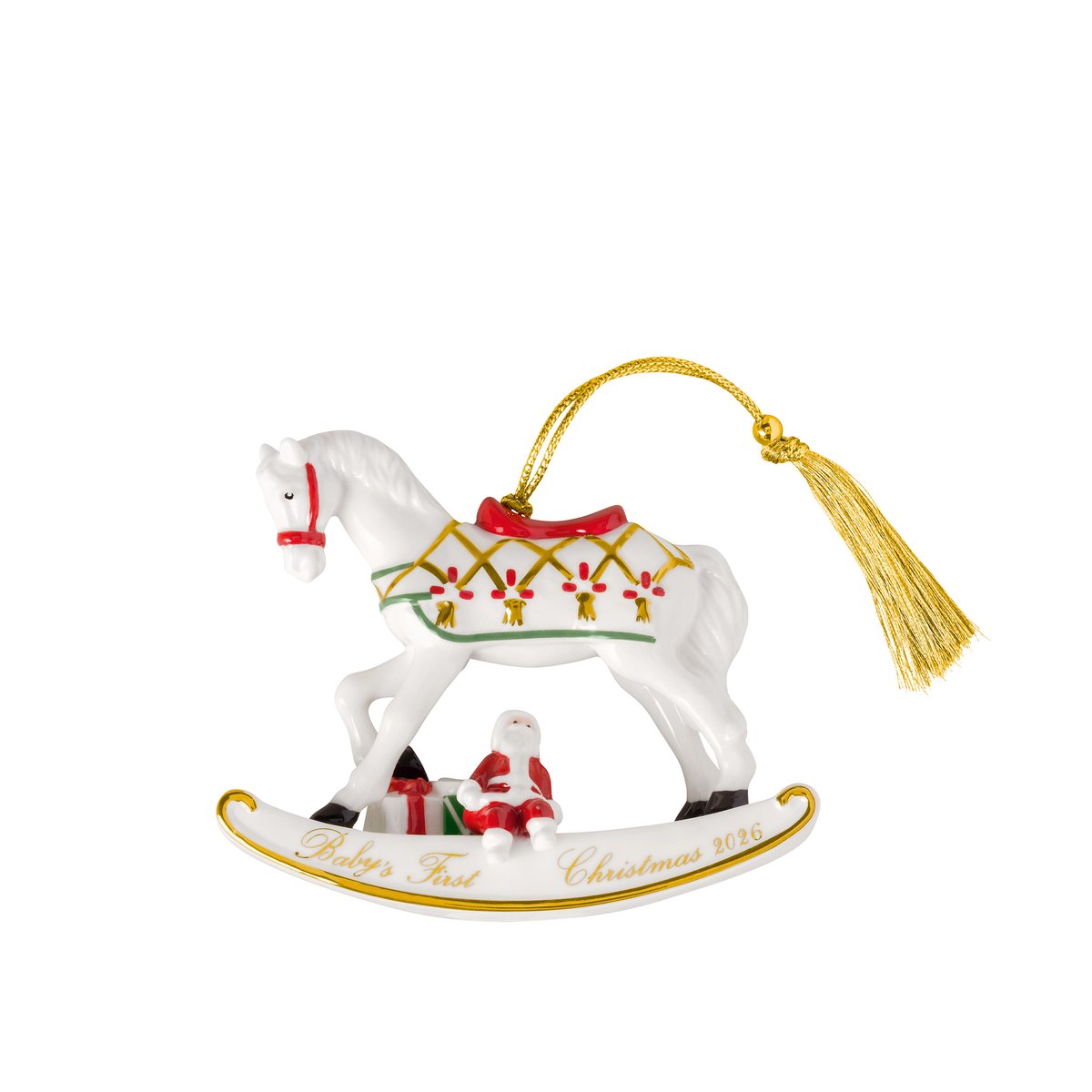 Ornement Cheval À Bascule 2026 CHRISTMAS CLASSICS couleur unique, VILLEROY & BOCH