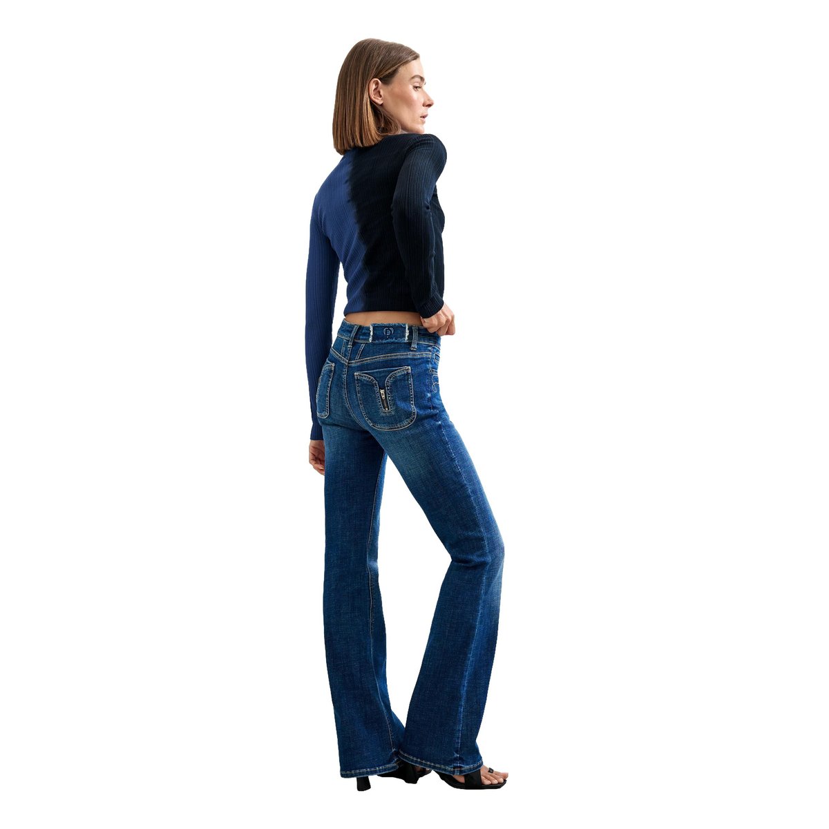 Jean flare bleu, DESIGUAL