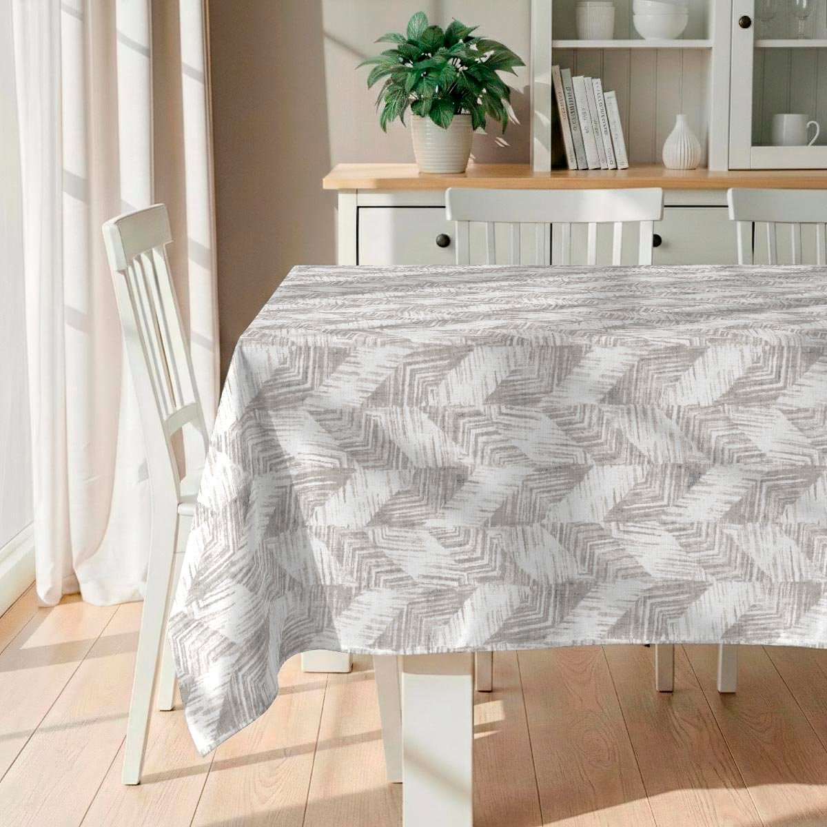 Nappe anti-taches Tex - 100% coton - beige, NAF NAF HOME