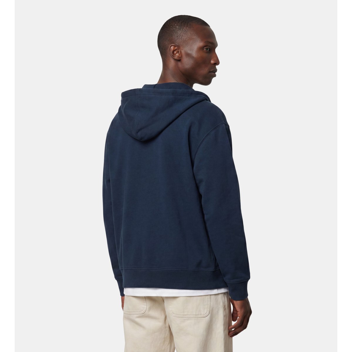 Sweat à capuche roodiz en coton bio bleu marine, GALERIES LAFAYETTE