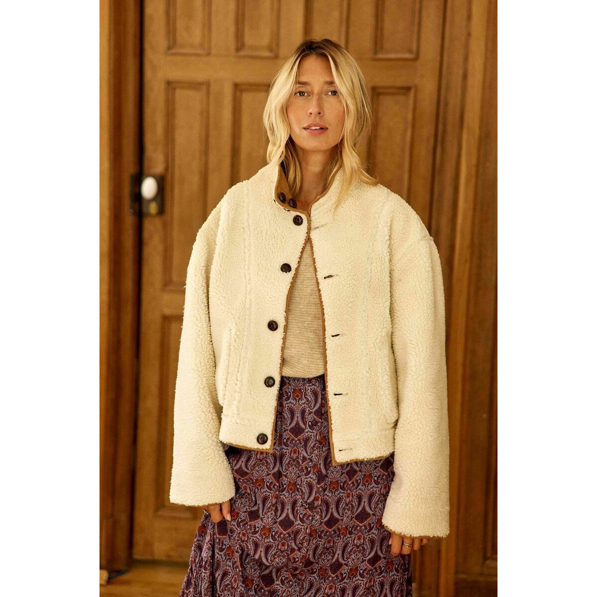 Natacha Reversible Coat camel, LA PETITE ETOILE