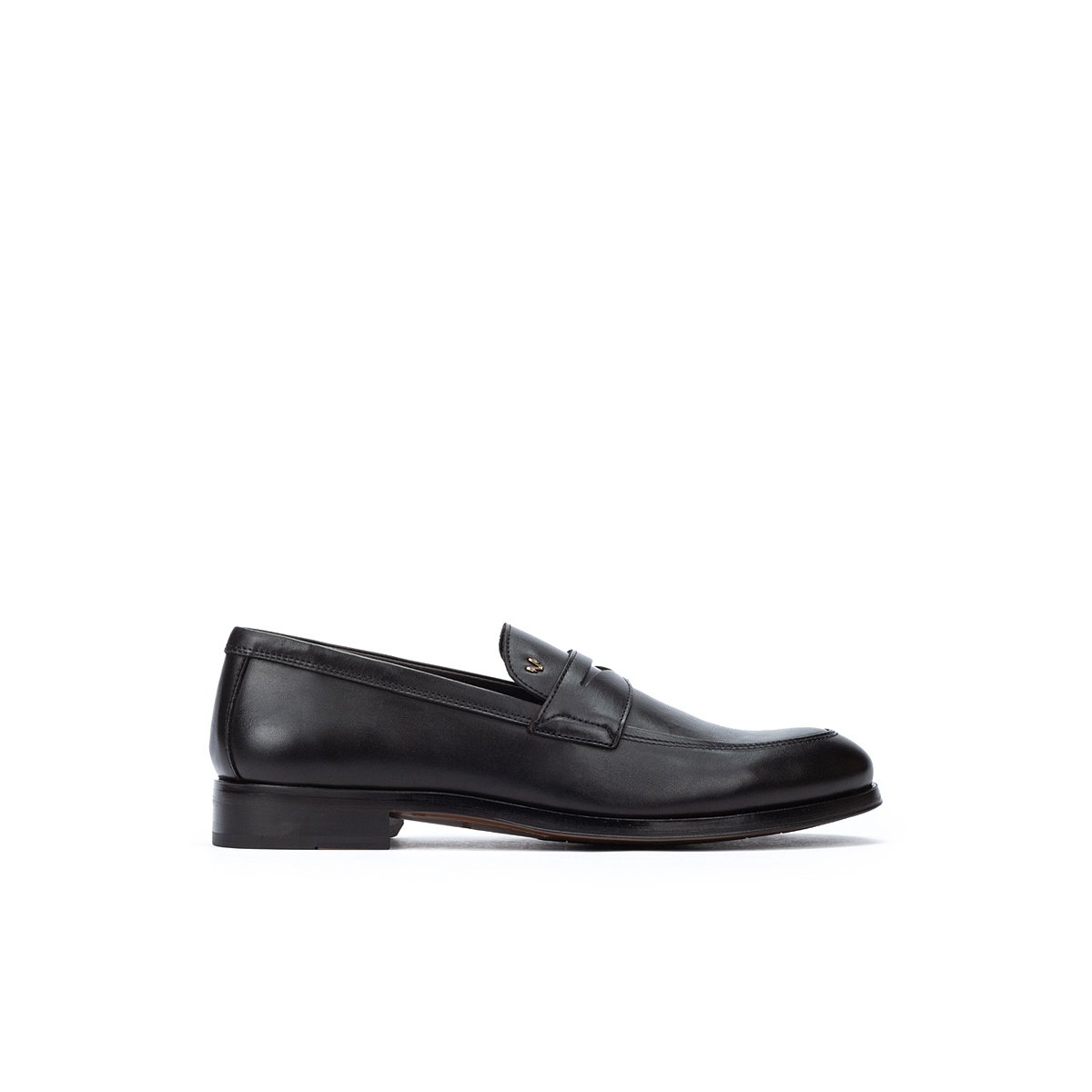 Mocassins cuir Empire black, MARTINELLI