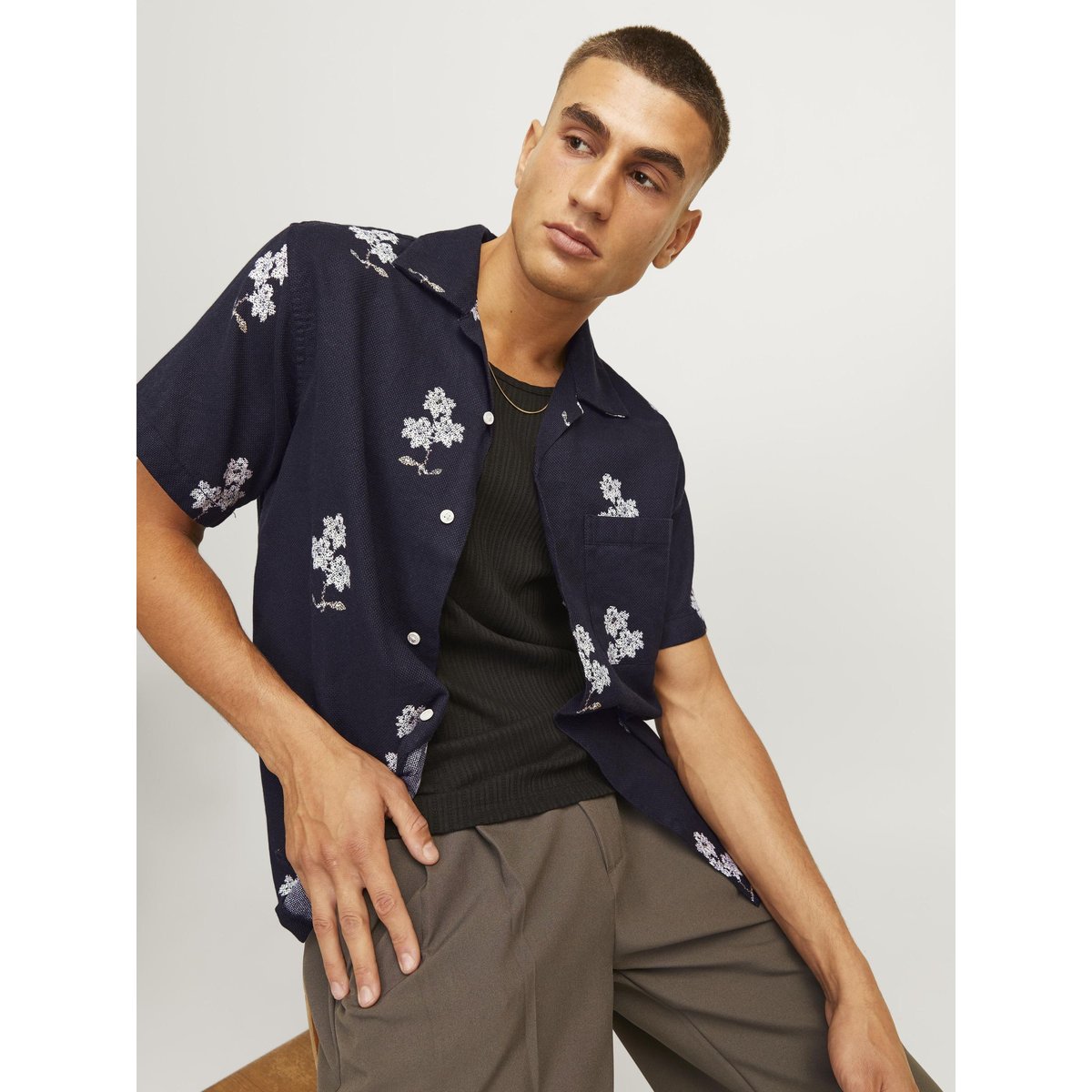 Chemise De Vacances sky captain, JACK & JONES
