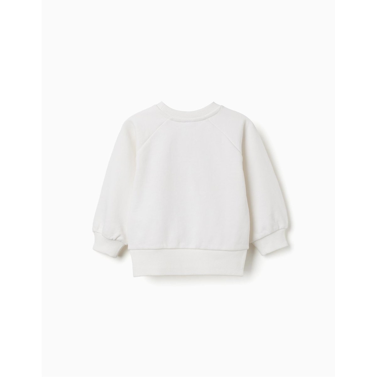 Sweat avec imprimé floral en relief blanc, ZIPPY