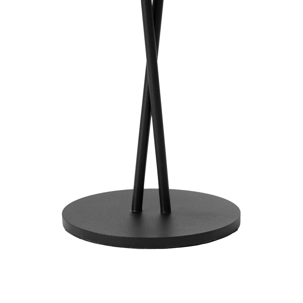 Luminaire de terrasse en métal moderneLED noir, LINDBY