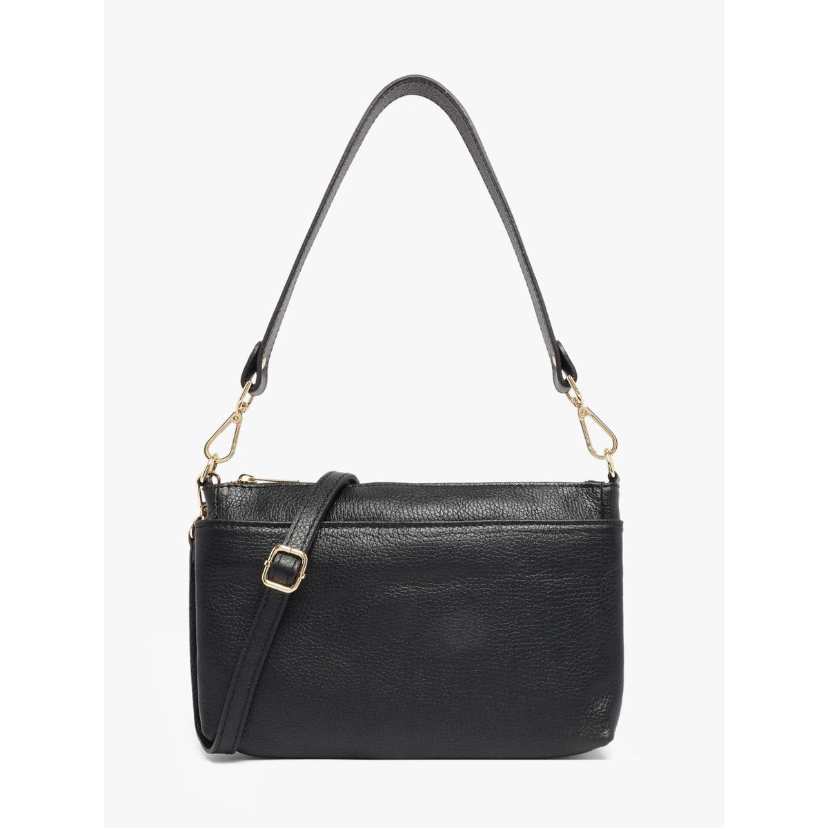 Sac bandoulière Caviar cuir nero, MILANO