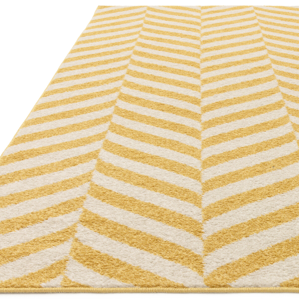Chevron Patterned Rug yellow, SO'HOME