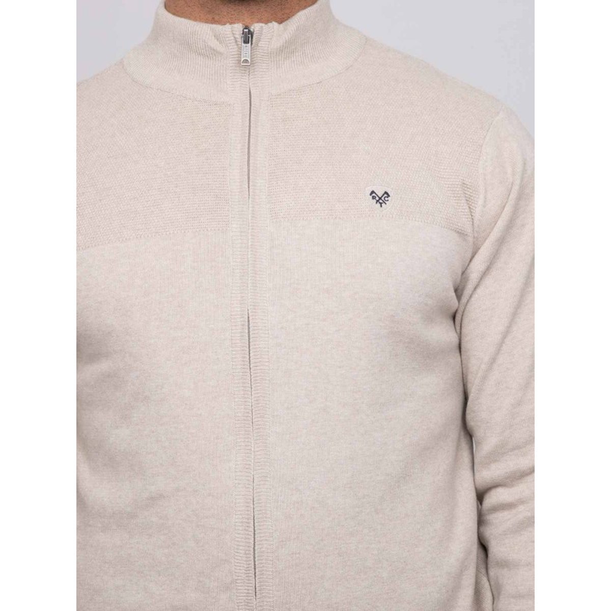 Gilet Zipé Amoulin beige, RITCHIE