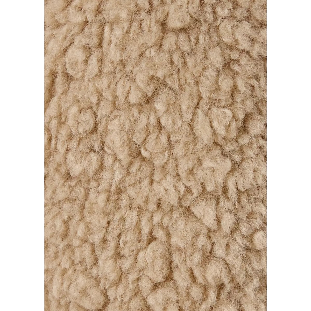 Gilet effet imitation mouton marron moyen, MANGO KIDS