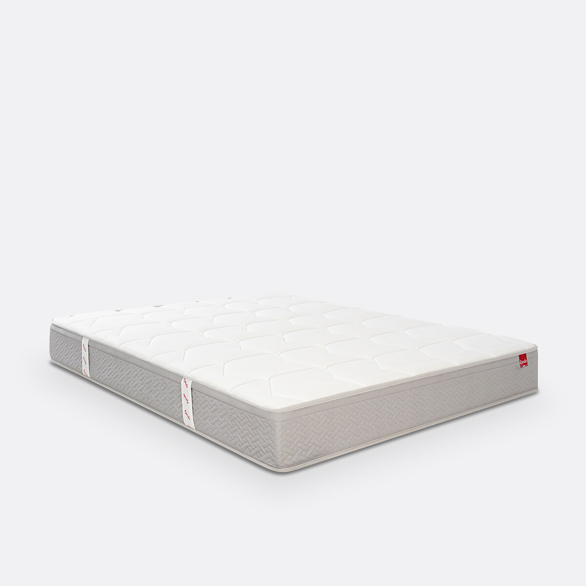 Matras 580 pocketveren, stevig, Destination wit/muisgrijs, EPEDA