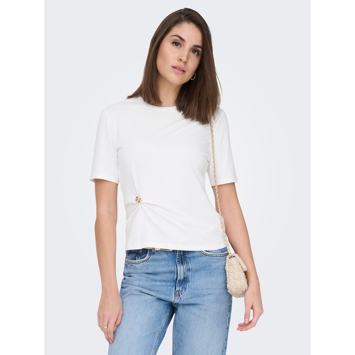 T-Shirt cloud dancer, ONLY