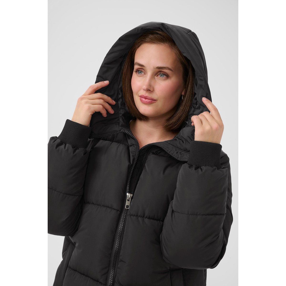 Manteau noir black deep, KAFFE