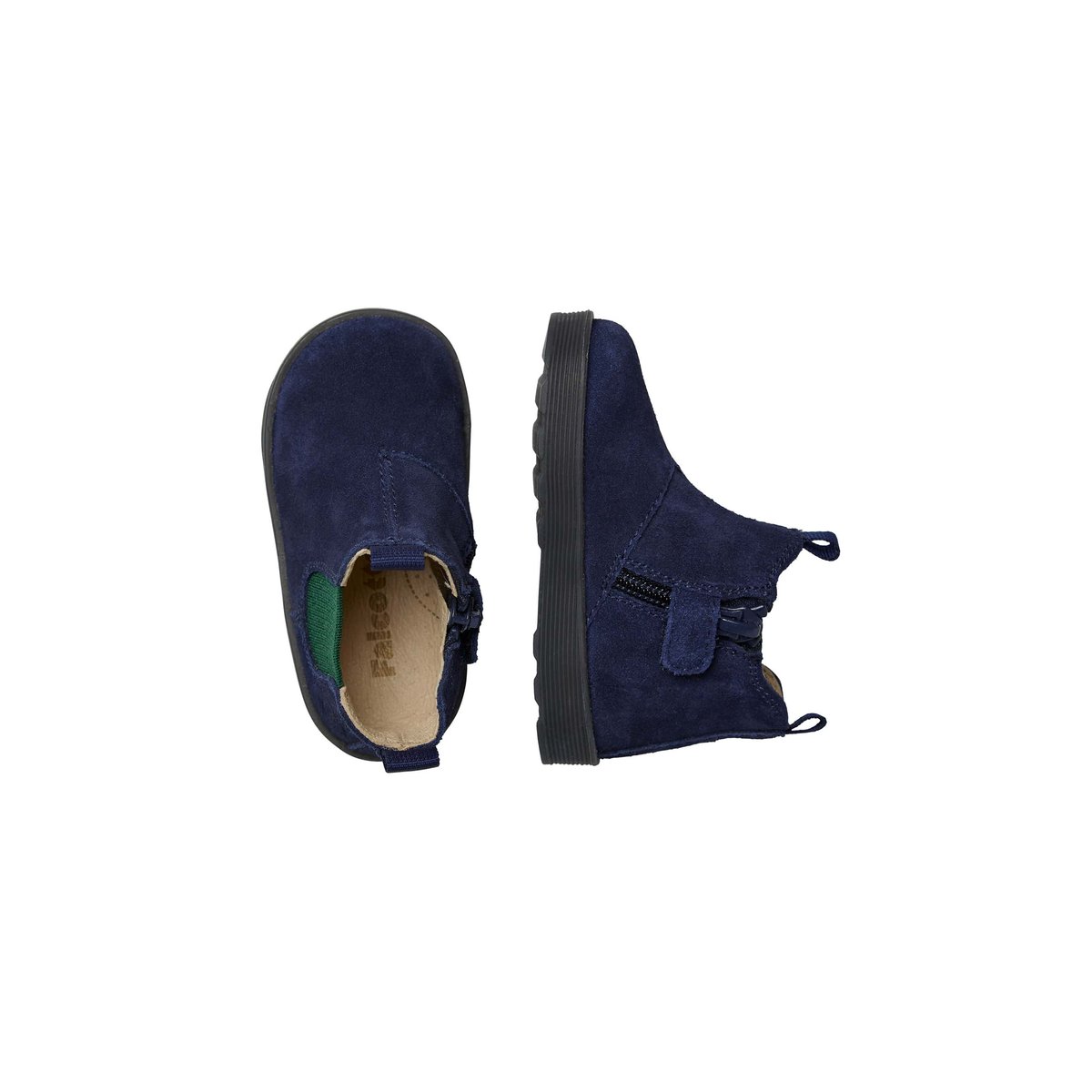 Bottines avec fermeture éclair TARBELL bleu-vert, FALCOTTO