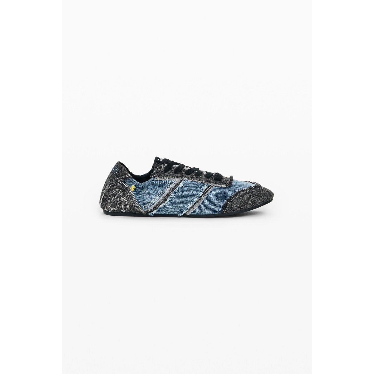 Baskets en denim bleu, DESIGUAL