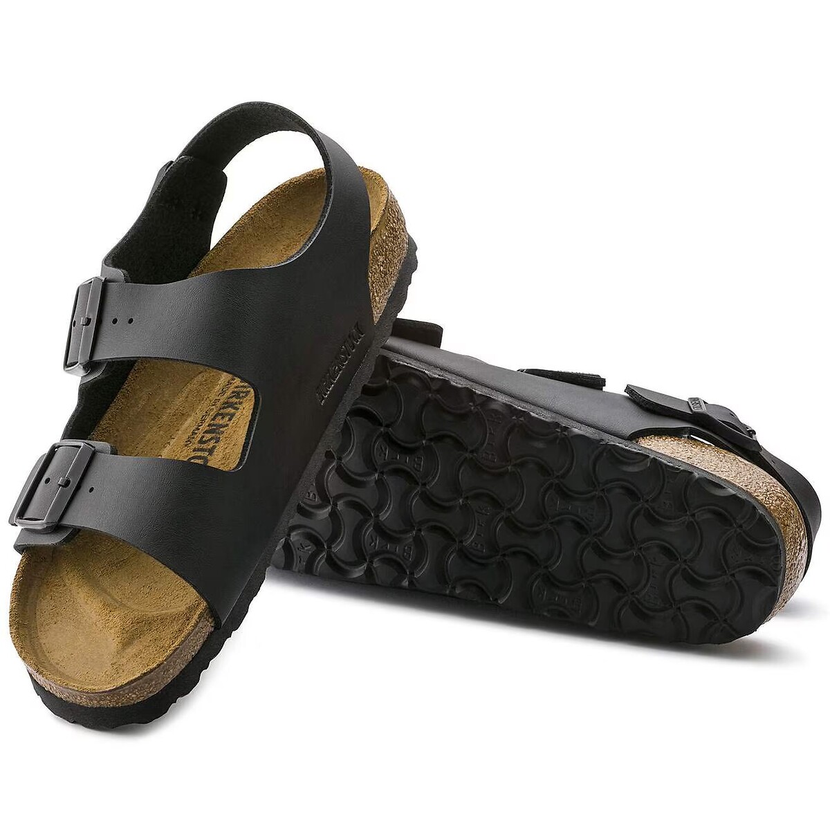 Sandales MILANO avec bride arrière noir, BIRKENSTOCK
