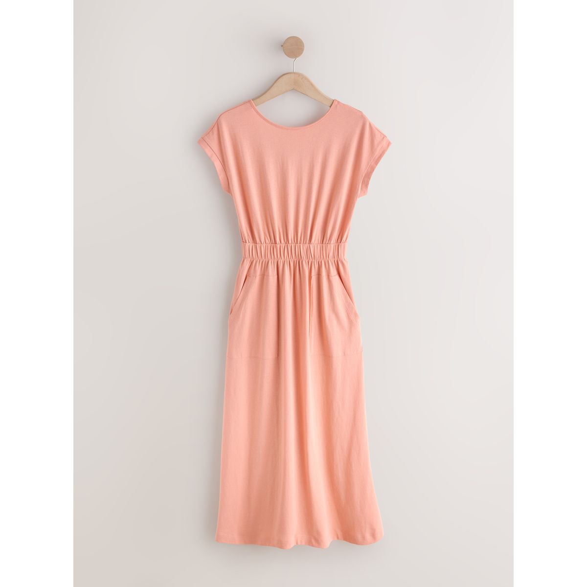 Robe t-shirt cintrée orange, NEXT