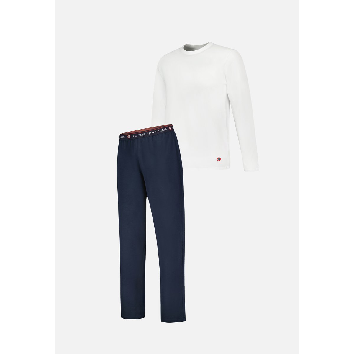 Ensemble pyjama haut   anthracite et pantalon vert en coton Superbe & Invincible blanc bleu marine, LE SLIP FRANCAIS