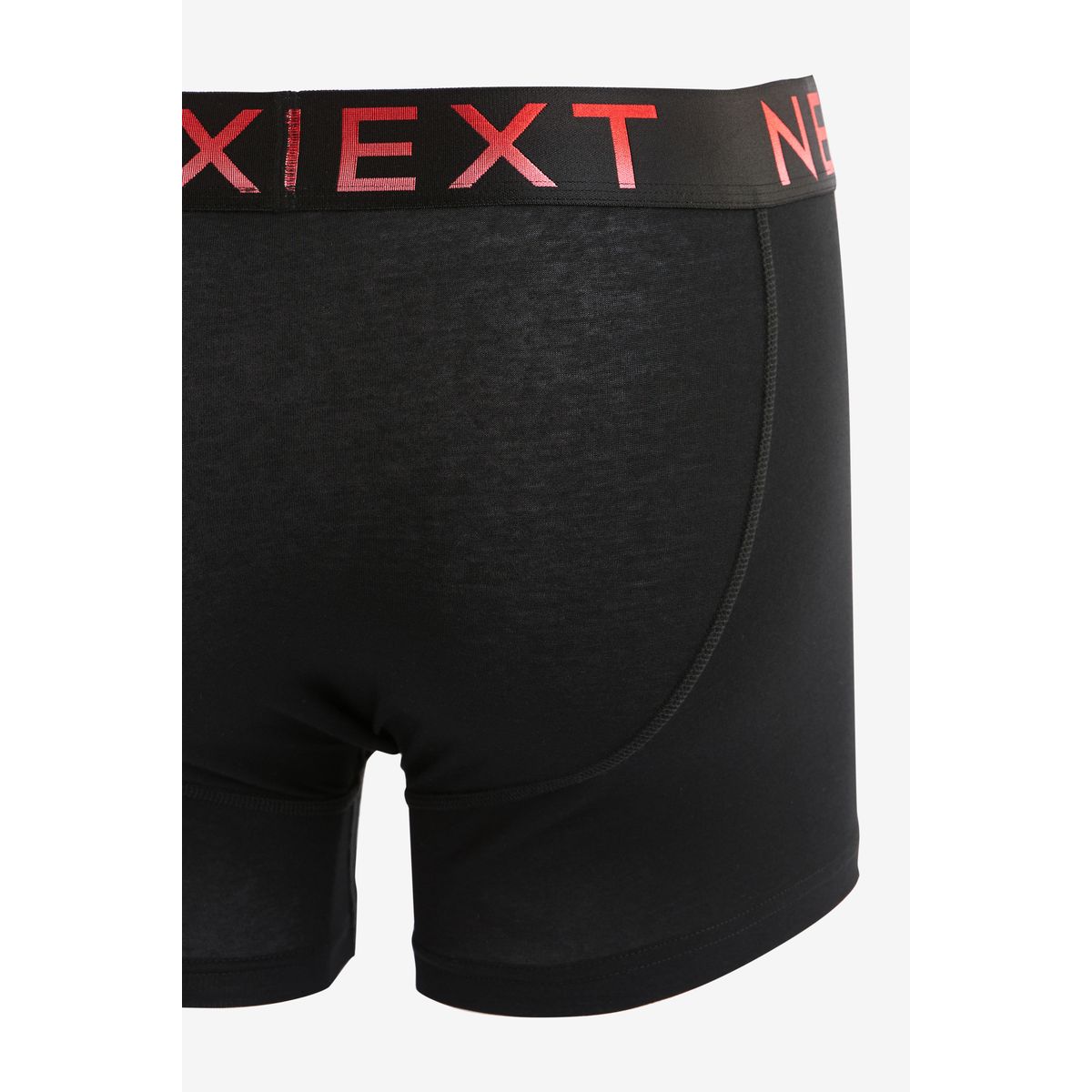 Boxers ouverture sur le devant, lot de 10 ceintures noires à texte ombré brillant, NEXT