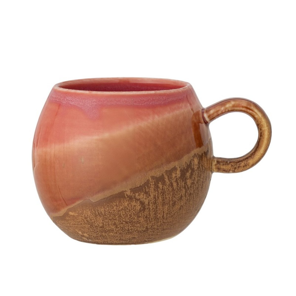 Mug rond grès  Paula orange, BLOOMINGVILLE