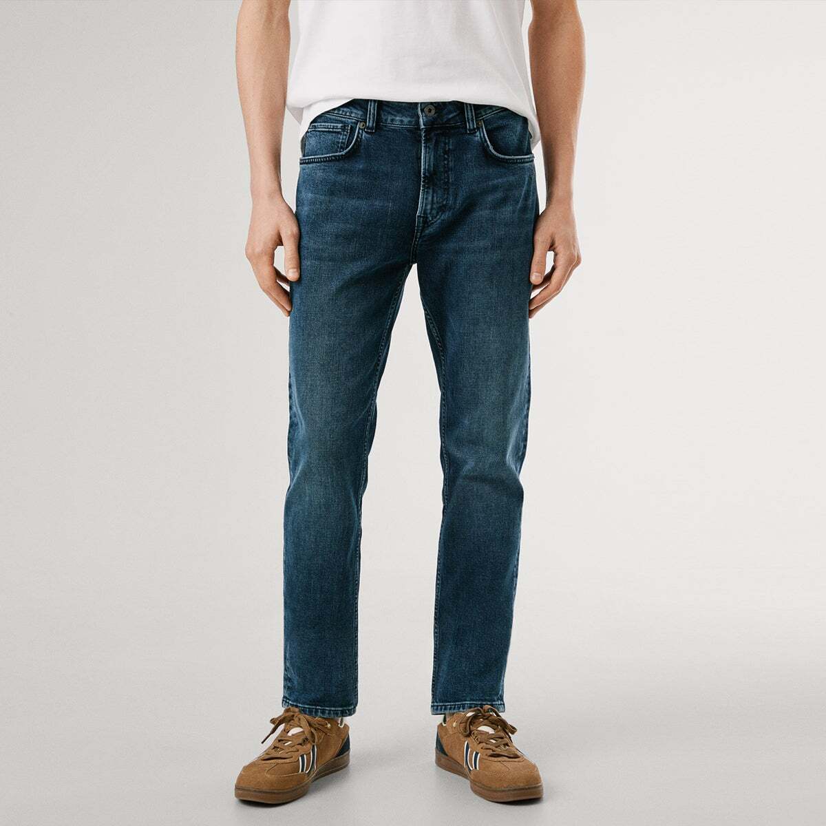 Stanley - Jean Coupe Tapered, Taille Normale vintage midnight, PEPE JEANS