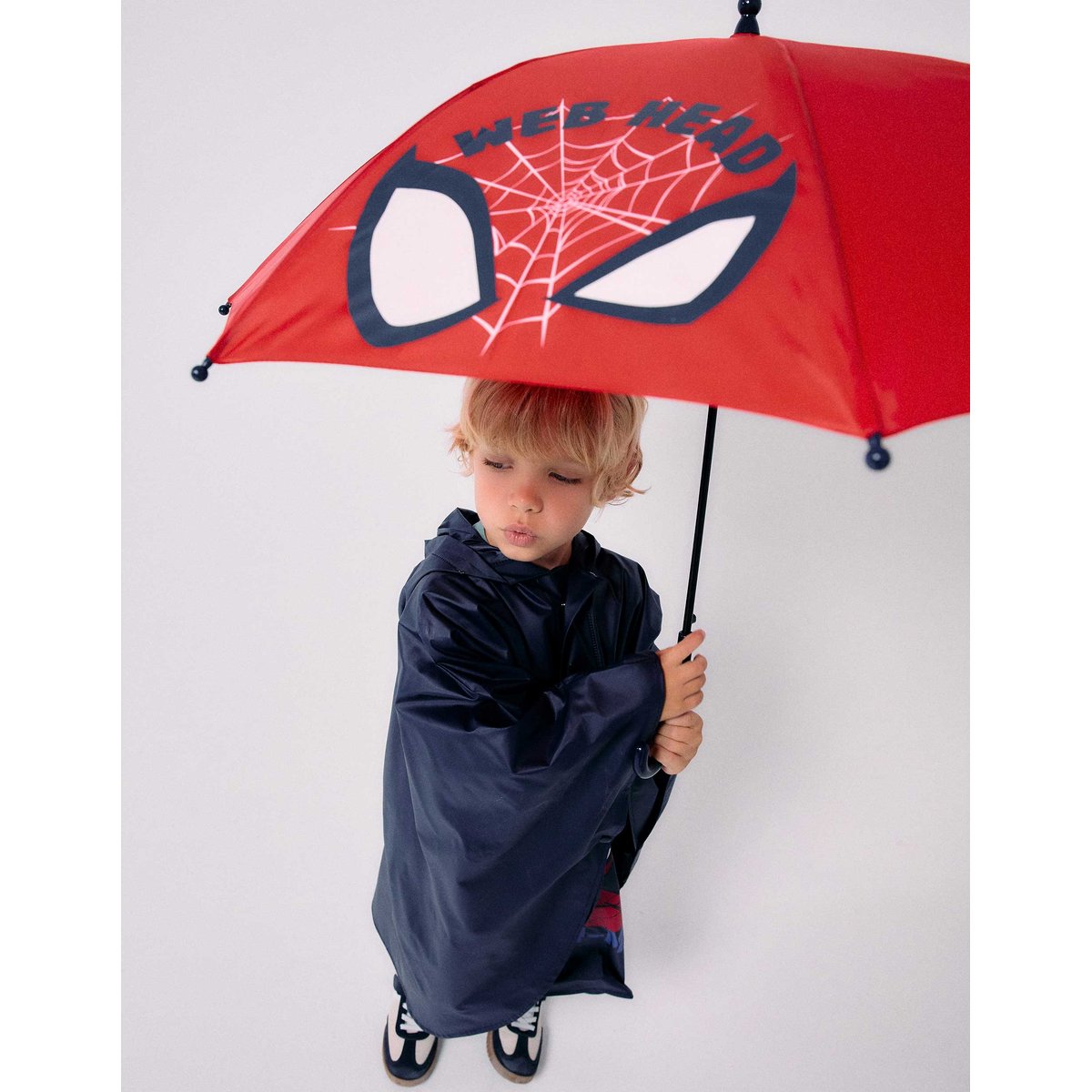 Parapluie automatique avec imprimé Spider-Man rouge, ZIPPY