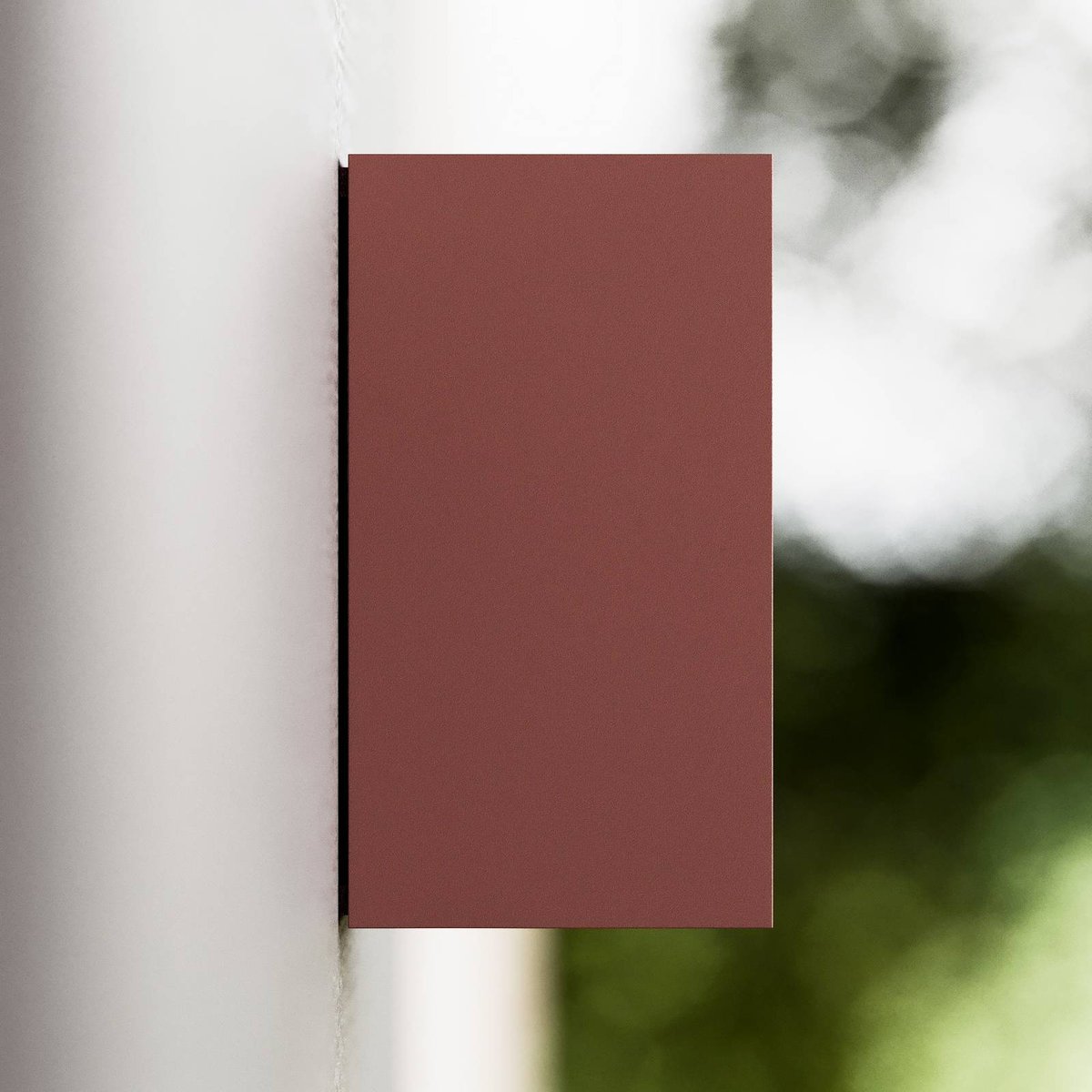 Applique extérieure en aluminium moderneLED brun rouille, LUCANDE