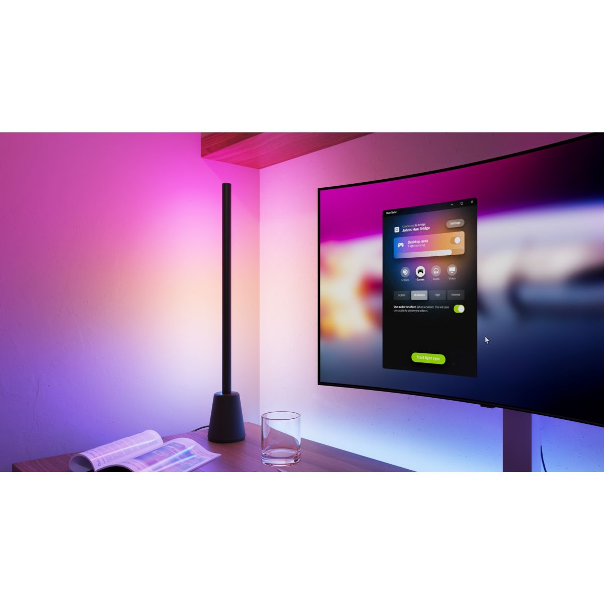 Lampe connectée Entertainment 2026 couleur unique, PHILIPS HUE