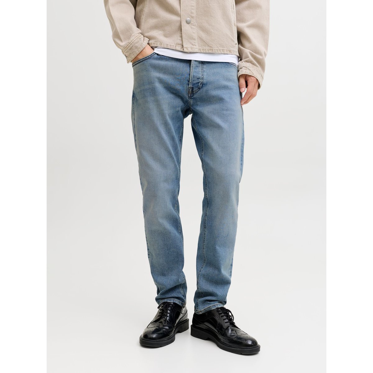 Jean Coupe Tapered light blue denim, JACK & JONES